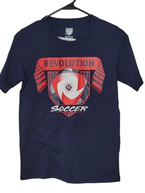 New England Revolution MLS YouthSoccer T-Shirt - Boys Medium (10/12)